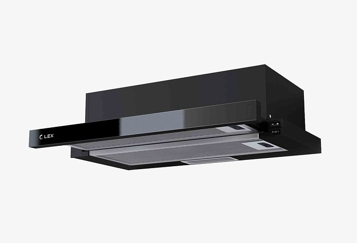 LEX HUBBLE G 2M 600 BLACK Вытяжка встраиваемая